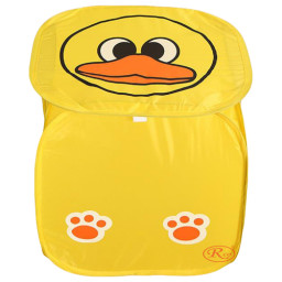 Cos depozitare cu capac pentru jucarii, Pop Up, Ratusca, poliester, 43cm