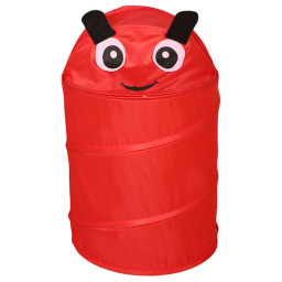 Cos pliabil pentru depozitare jucarii, Pop Up, Rosu, poliester, 55 cm