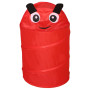 Cos pliabil pentru depozitare jucarii, Pop Up, Rosu, poliester, 55 cm