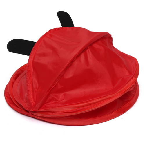 Cos pliabil pentru depozitare jucarii, Pop Up, Rosu, poliester, 55 cm