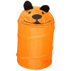 Cos pliabil pentru depozitare jucarii, Pop Up, Catelus Portocaliu, poliester, 55 cm