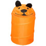 Cos pliabil pentru depozitare jucarii, Pop Up, Catelus Portocaliu, poliester, 55 cm