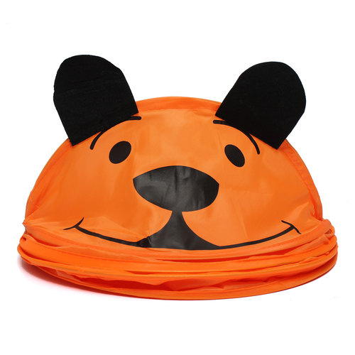 Cos pliabil pentru depozitare jucarii, Pop Up, Catelus Portocaliu, poliester, 55 cm