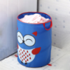Cos pliabil pentru depozitare jucarii, Pop Up, Bufnita, poliester, 55 cm