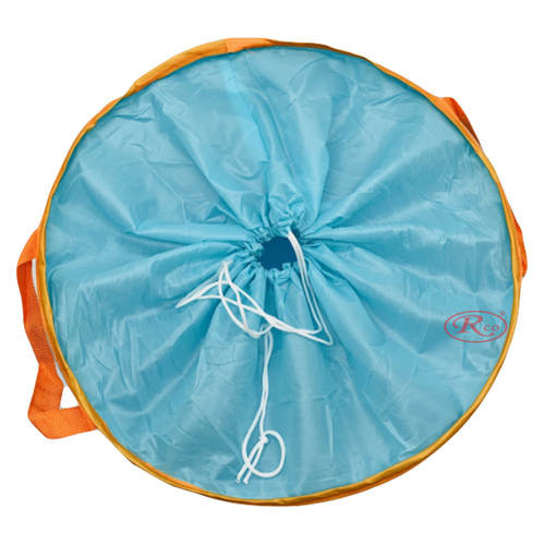 Cos pliabil pentru depozitare jucarii, Pop up, Catelus Albastru, poliester, 55 cm