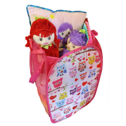 Cos depozitare cu asamblare Pop Up, Curious Owls, 58 x 32 x 34, 40L