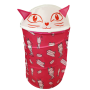 Cos pliabil cu capac si asamblare Pop Up pentru depozitare jucarii, Cute Cat 45 x 35 cm, 60