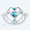 Set Tiara cu bagheta magica, papucei, colier, cercei si inele, din plastic, pentru printese, 7 piese