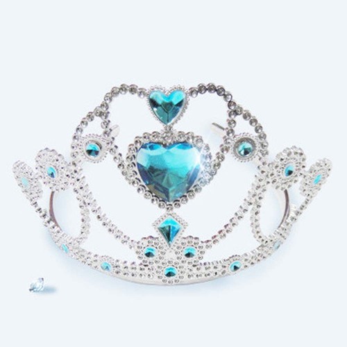 Set Tiara cu bagheta magica, papucei, colier, cercei si inele, din plastic, pentru printese, 7 piese