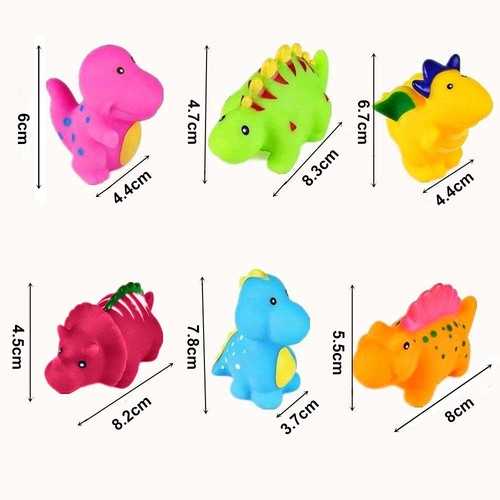 Set 6 jucarii de baie, dinozaurii prietenosi