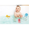 Set jucarii de baie din cauciuc moale, 3 buc, 9 cm