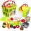 Set jucarii pentru copii cos cu fructe si legume de taiat, Super Market,15 piese