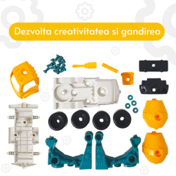 Jucarie DIY educationala demontabila pentru dezvoltarea motricitatii, Echipa Istetilor Betoniera RCO