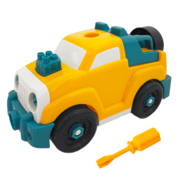 Jucarie DIY educationala demontabila pentru dezvoltarea motricitatii, Echipa Istetilor SUV RCO