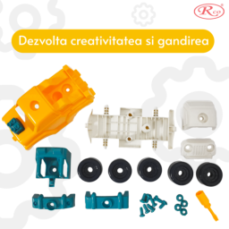Jucarie DIY educationala demontabila pentru dezvoltarea motricitatii, Echipa Istetilor SUV RCO