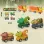 Set 4 Mini Masinute Dinozauri RCO® – Vehicule Pull&Go, joaca creativa si aventuri preistorice