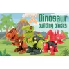 Jucarie educativa si interactiva STEM, set de constructie 3 Dinozauri Velociraptor, Triceraptor, Tyrannosaurus din ABS cu bormasina pentru inginerie, +3,