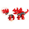 Jucarie educativa si interactiva STEM, set de constructie Dinozaur Triceraptor din ABS cu bormasina pentru inginerie, +3