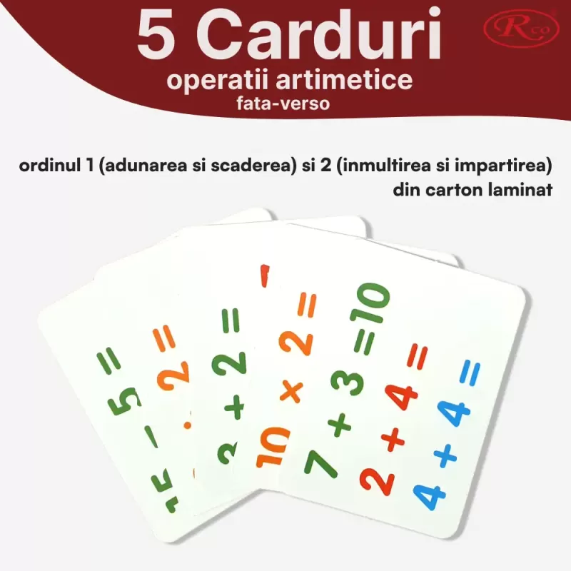 Joc educativ bilingv română /engleză alfanumeric cu 110 placute din lemn si 20 carduri laminate pentru asociere si sortare tip Montessori 3+ ani