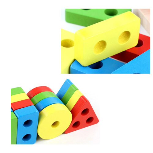 Sortator cu forme geometrice, 4 coloane, 16 piese