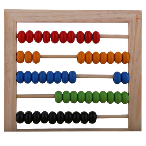 Joc de socotit din lemn cu abac