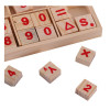 Joc de socotit din lemn cu abac