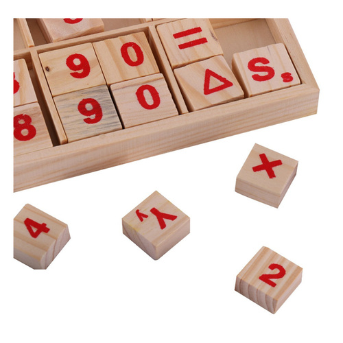 Joc de socotit din lemn cu abac