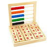 Joc de socotit din lemn cu abac
