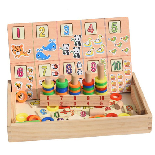 Tablita de lemn cu 2 fete Montessori