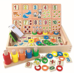 Tablita de lemn cu 2 fete Montessori