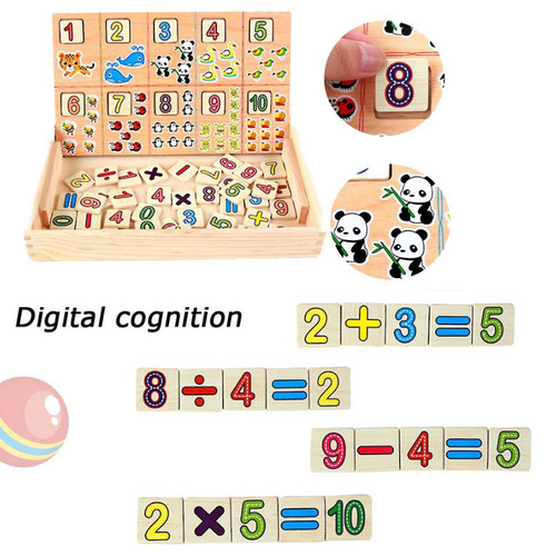 Tablita de lemn cu 2 fete Montessori