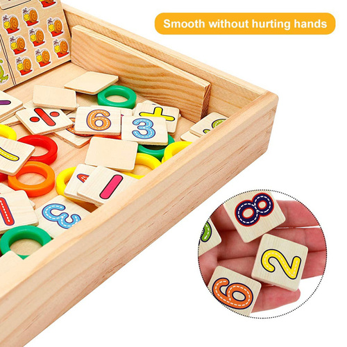 Tablita de lemn cu 2 fete Montessori