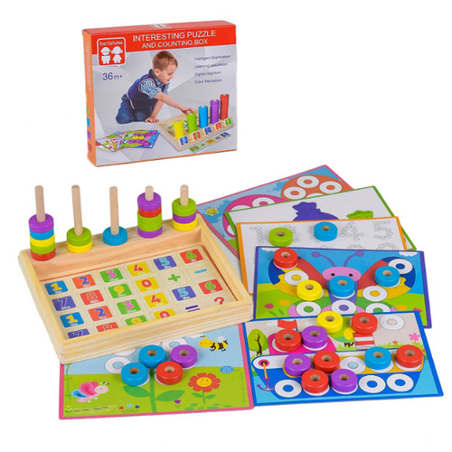Puzzle educativ Montessori