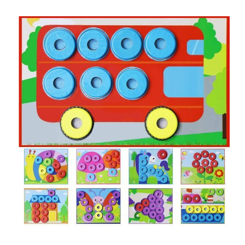 Puzzle educativ Montessori