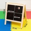 Tabla educativa magnetica cu doua fete din lemn si cu accesorii, 32 cm
