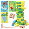 Joc multifunctional 3 in 1 – Turn instabil, Puzzle si Domino