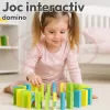 Joc multifunctional 3 in 1 – Turn instabil, Puzzle si Domino