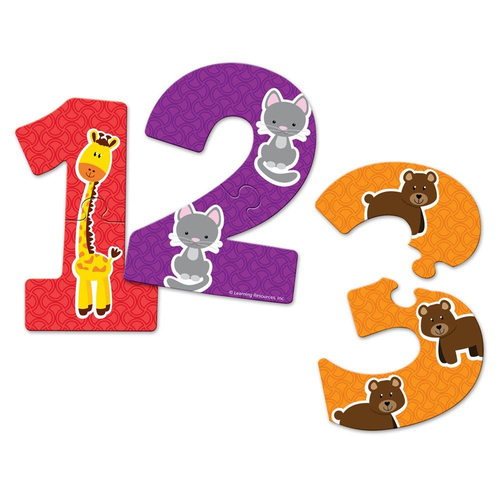 Cifre amuzante din puzzle cu 20 piese