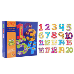 Cifre amuzante din puzzle cu 20 piese