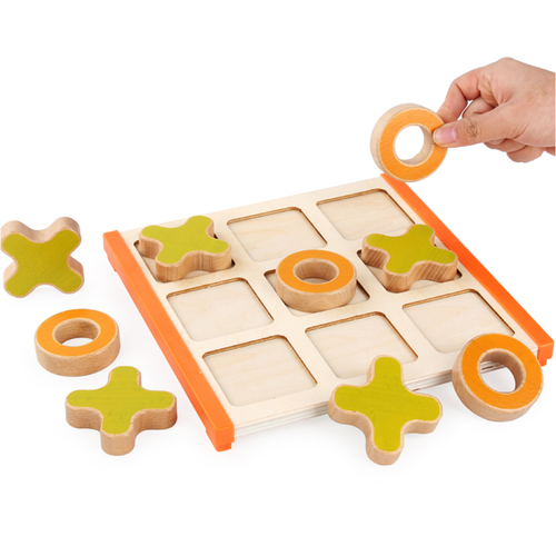 Joc educativ - X si 0 - din lemn