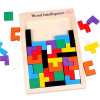 Joc educativ – Tetris din lemn 3D
