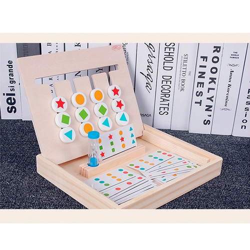 Joc Montessori – Labirint asociere culori 2 in 1