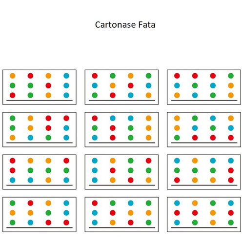 Joc Montessori – Labirint asociere culori 2 in 1