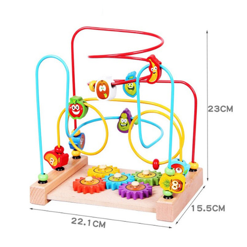 Joc educativ 2 in 1 Labirintul Montessori