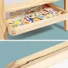 Tabla multifunctionala cu litere, cifre, operatii matematice si tetris, 40 x 27 x 20 cm