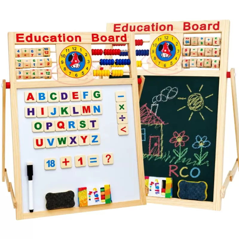 Set pentru scris, desen, alfabet, matematica si invatarea orei
