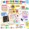 Set pentru scris, desen, alfabet, matematica si invatarea orei