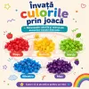 Joc Mozaic din Lemn pentru Copii, 257 Piese Pioneze Colorate, Joc Educativ de Creativitate si Logica, 3+ Ani