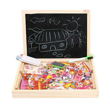 Tablita magnetica cu 2 fete si accesorii