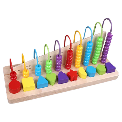 Numaratoare din lemn cu cifre si forme